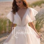 Νυφικό boho αέρινο